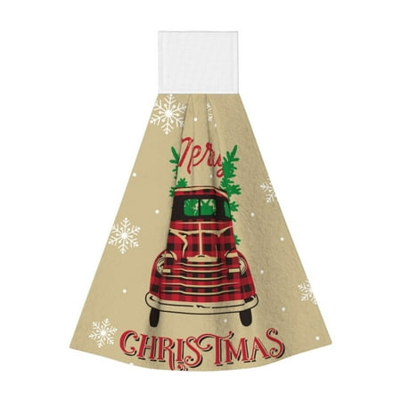 Lukts Christmas Vintage Red Truck for Coral Fleece Velcro Towel Suitable for Bathroom Kitchen Hanging Absorbent Towel Household Items
Lukts Christmas Vintage Red Truck for Coral Fleece Velcro Towel Suitable for Bathroom Kitchen Hanging Absorbent Towel Household Items
