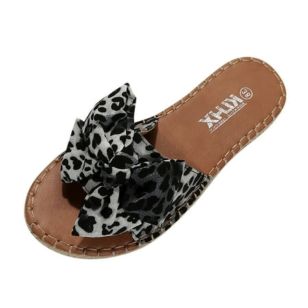 Youmylove Slippers Women Toe Linen Sole Flat Sandals Leopard Printed Bow Rome Shoes Leisure Ladies Cozy Daily Walking
Youmylove Slippers Women Toe Linen Sole Flat Sandals Leopard Printed Bow Rome Shoes Leisure Ladies Cozy Daily Walking