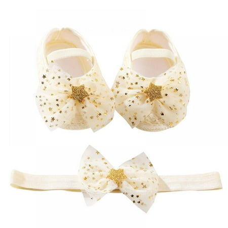 Baby Girl Net Yarn Bowknot Star Princess Shoes Toddler Soft Sole Walking Shoes Headband Set
Baby Girl Net Yarn Bowknot Star Princess Shoes Toddler Soft Sole Walking Shoes Headband Set