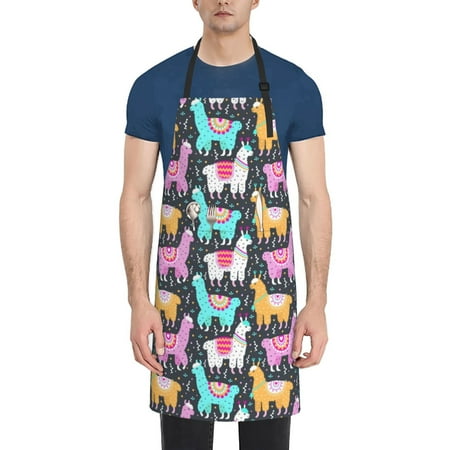 Lukts Adjustable Apron with 2 Pockets Chef Cooking Kitchen Restaurant Aprons for Women Men-Colorful Alpaca
Lukts Adjustable Apron with 2 Pockets Chef Cooking Kitchen Restaurant Aprons for Women Men-Colorful Alpaca