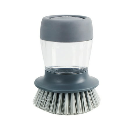 Cleaning Tool Liquid Dispensing Brush Durable Refillable Kitchen Washing