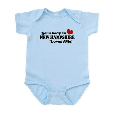 CafePress - Somebody In New Hampshire Loves Me Infant Bodysuit - Baby Light Bodysuit Size Newborn - 24 Months
CafePress - Somebody In New Hampshire Loves Me Infant Bodysuit - Baby Light Bodysuit Size Newborn - 24 Months