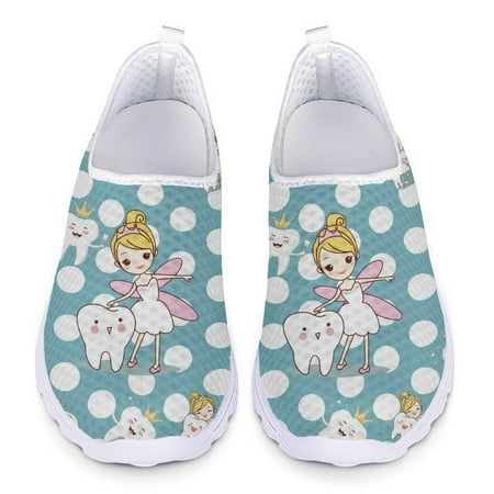 Casual Shoes for Women Loafers Mesh Slip on Flats Breathable Sport Sneaker for Ladies Cute Dental Tooth Print Girl Walking Shoes
Casual Shoes for Women Loafers Mesh Slip on Flats Breathable Sport Sneaker for Ladies Cute Dental Tooth Print Girl Walking Shoes