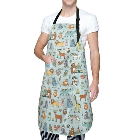 Kdxio Tribal Animals Apron with Pockets Adjustable Kitchen Aprons for Men Women Waterproof Aprons for Cooking Drawing Crafting Baking Household Cleaning
Kdxio Tribal Animals Apron with Pockets Adjustable Kitchen Aprons for Men Women Waterproof Aprons for Cooking Drawing Crafting Baking Household Cleaning