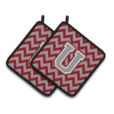 Carolines Treasures CJ1043-UPTHD Letter U Chevron Crimson and Grey Pair of Pot Holders 7.5HX7.5W multicolor
Carolines Treasures CJ1043-UPTHD Letter U Chevron Crimson and Grey Pair of Pot Holders 7.5HX7.5W multicolor