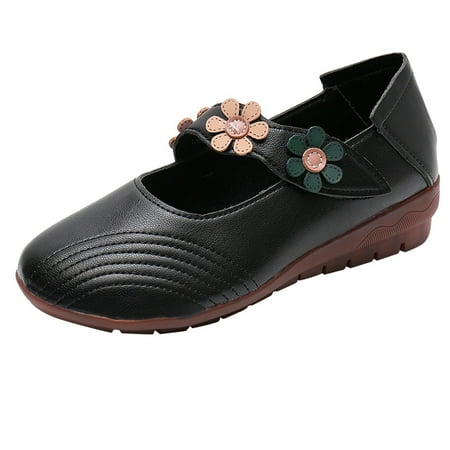 Cathalem Fashion Spring And Summer Women Casual Shoes Flat Soft Bottom Non Slip Lightweight Comfortable Flower Hook Loop Solid Color Black 37
Cathalem Fashion Spring And Summer Women Casual Shoes Flat Soft Bottom Non Slip Lightweight Comfortable Flower Hook Loop Solid Color Black 37
