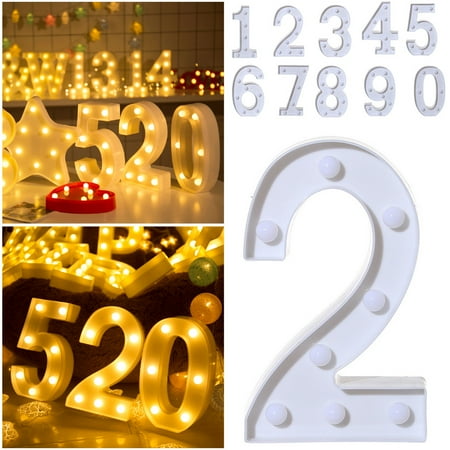 Toyfunny Alphabet LED Digital Lights Light Up White Plastic Digital Standing Hanging 0
Toyfunny Alphabet LED Digital Lights Light Up White Plastic Digital Standing Hanging 0