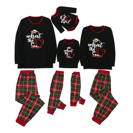 wsevypo Christmas Family Matching Dinosaur Print Parent-Child Long Sleeve Home Wear Red and Black Plaid Trouser Holiday Set
wsevypo Christmas Family Matching Dinosaur Print Parent-Child Long Sleeve Home Wear Red and Black Plaid Trouser Holiday Set