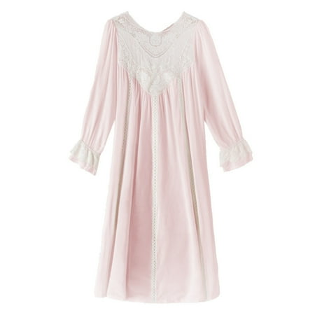 Women s Nightgown Long Sheers Vintage Nightdress Lace Lounge Sleepwear Pajamas For Woman New
Women s Nightgown Long Sheers Vintage Nightdress Lace Lounge Sleepwear Pajamas For Woman New