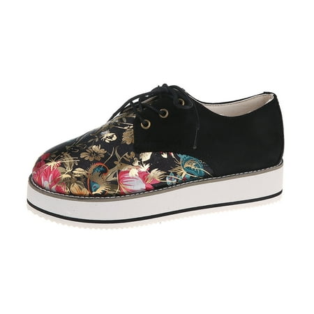 AnuirheiH Women Shoes Round Toe Bandage Clan Style Comfy Casual Shoes Printing Flat Heeled Outdoor Shoes Clearance Under $10
AnuirheiH Women Shoes Round Toe Bandage Clan Style Comfy Casual Shoes Printing Flat Heeled Outdoor Shoes Clearance Under $10