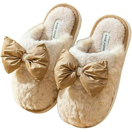 DabuLiu Women s Fuzzy House Slippers Winter Cozy Cute Bow-knot Indoor Bedroom Slipper for Women Girl
DabuLiu Women s Fuzzy House Slippers Winter Cozy Cute Bow-knot Indoor Bedroom Slipper for Women Girl