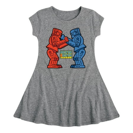 Rock Em Sock Em - Rock Em Robots - Toddler And Youth Girls Fit And Flare Dress
Rock Em Sock Em - Rock Em Robots - Toddler And Youth Girls Fit And Flare Dress