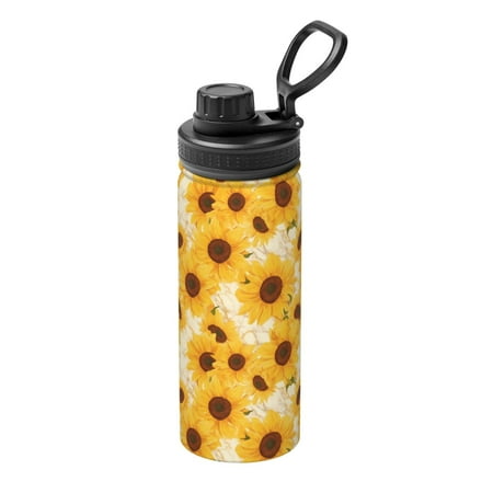 Ocsxa Vintage Marble Pattern Sunflower Print 18oz Stainless Steel Water Bottle Unisex Water Bottle Insulated Sports Water Cup Flask for Cold Water Drinks/Sports/Travel/Car/School
Ocsxa Vintage Marble Pattern Sunflower Print 18oz Stainless Steel Water Bottle Unisex Water Bottle Insulated Sports Water Cup Flask for Cold Water Drinks/Sports/Travel/Car/School