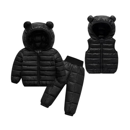 Uuwenda Girls Clothes Set Long Sleeve Solid Color Warm Thickened Puffer Vest Jackets Elastic Waist Pants Warm Loose Fit 3Pcs Outfits Sets Girl S Dailywear
Uuwenda Girls Clothes Set Long Sleeve Solid Color Warm Thickened Puffer Vest Jackets Elastic Waist Pants Warm Loose Fit 3Pcs Outfits Sets Girl S Dailywear