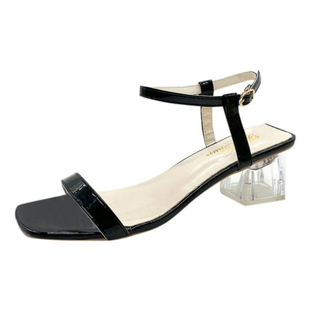 SEMIMAY Fashion Womens High Heels Breathable Lace Up Shoes Casual Sandals Black
SEMIMAY Fashion Womens High Heels Breathable Lace Up Shoes Casual Sandals Black