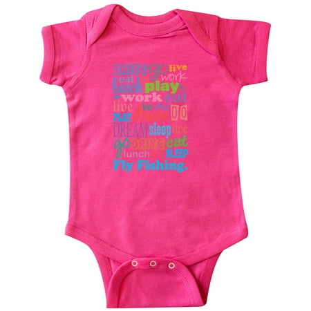 Inktastic Live Dream Fly Fishing Gift Baby Boy or Baby Girl Bodysuit