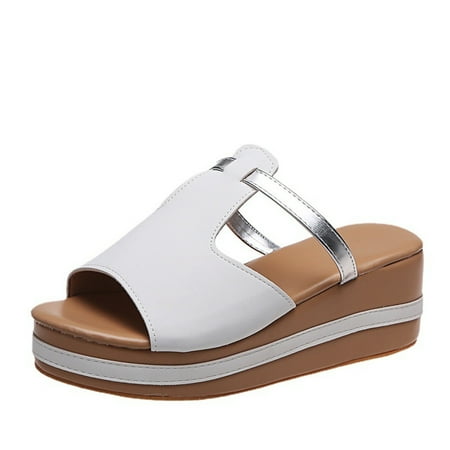 Hueook Slippers For Women Womens Slippers Summer Ladies Sandals Casual Footwear Solid Color Women S Casual Fish Mouth Thick Bottomed Sandals Ballet Flats For Women
Hueook Slippers For Women Womens Slippers Summer Ladies Sandals Casual Footwear Solid Color Women S Casual Fish Mouth Thick Bottomed Sandals Ballet Flats For Women