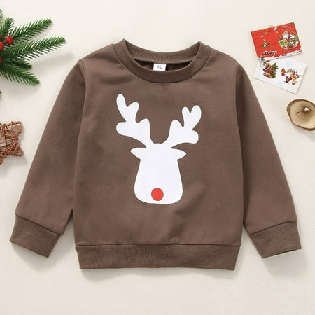 FZM Christmas Toddler Boys Girls Christmas Cartoon Deer Prints Long Sleeve Pullover SweatShirt Tops Clothes 
FZM Christmas Toddler Boys Girls Christmas Cartoon Deer Prints Long Sleeve Pullover SweatShirt Tops Clothes