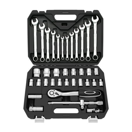 Dheera Mini Hand Tool Set Chrome Vanadium Steel Repair Tools Car Socket Wrench Multifunctional Sleeve Combination(37pcs Socket Wrench Set)
Dheera Mini Hand Tool Set Chrome Vanadium Steel Repair Tools Car Socket Wrench Multifunctional Sleeve Combination(37pcs Socket Wrench Set)