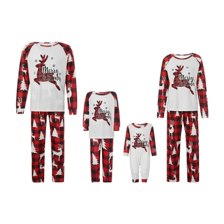 Canrulo Family Matching Christmas Pajamas Cotton Elk Printed Long Sleeve Tops Plaid Pajamas Pant for Adult Kids Xmas Sleepwear
Canrulo Family Matching Christmas Pajamas Cotton Elk Printed Long Sleeve Tops Plaid Pajamas Pant for Adult Kids Xmas Sleepwear