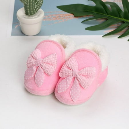 DanceeMangoo Cartoon Bow Baby Shoes Winter Thicken Warm Newborn Shoes Non-slip Soled Soft Plush Baby Girls Infant Kids First Walkers
DanceeMangoo Cartoon Bow Baby Shoes Winter Thicken Warm Newborn Shoes Non-slip Soled Soft Plush Baby Girls Infant Kids First Walkers