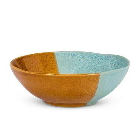 Blues & Browns Tri-Colour Bowls - Set of 4