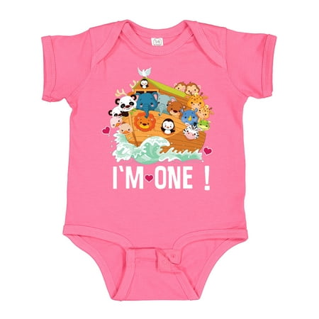 Inktastic 1st Birthday Noah Ark Outfit Gift Baby Boy or Baby Girl Bodysuit