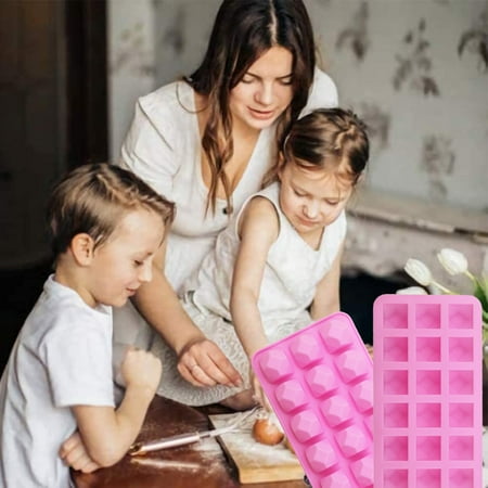 Bescita Diy Silicone 18 Diamond Chocolate Mold Baking Ice Grids Pudding Jelly