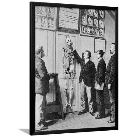 Alphonse Bertillon Demonstrates Bertillon System Framed Print Wall Art