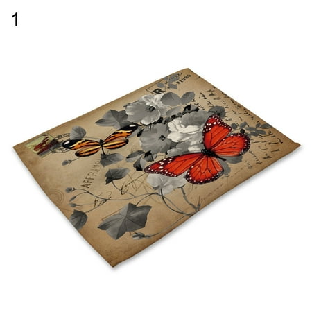 HEVIRGO Stain Resistant Placemat Heat Resistance Linen Modern Style Butterfly Pattern Table Mat Household Supplies Linen
HEVIRGO Stain Resistant Placemat Heat Resistance Linen Modern Style Butterfly Pattern Table Mat Household Supplies Linen