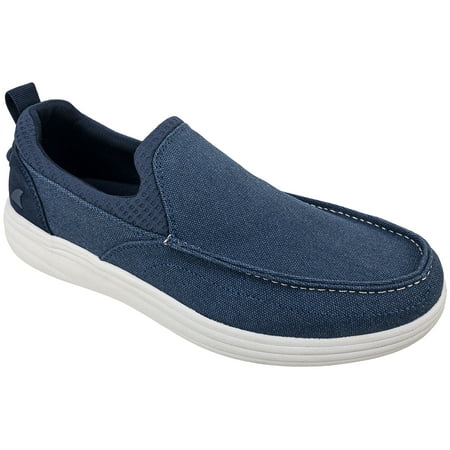 Rugged Shark Men s Comfort Casual Shoe SAN-ROC Comfort-Feel Sock-Fit Slip-on Men s Size 12 Navy