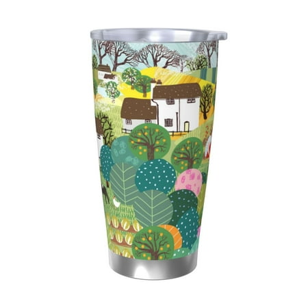 Uemuo Garden Farm Print Travel Coffee Mug 20oz Double-walled Car Cup Stainless Steel Insulated Tumbler Leak-proof Travel Cup Reusable Straw Car Cup-Without Straw
Uemuo Garden Farm Print Travel Coffee Mug 20oz Double-walled Car Cup Stainless Steel Insulated Tumbler Leak-proof Travel Cup Reusable Straw Car Cup-Without Straw