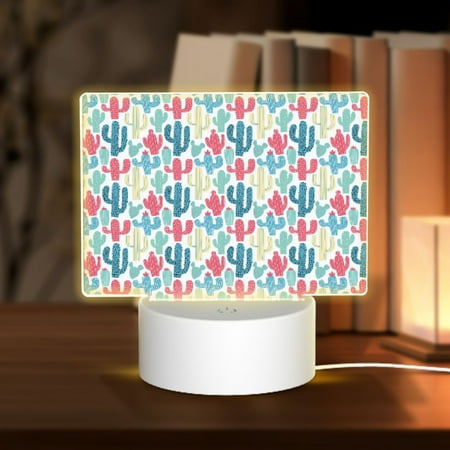 Noewx Cactus Colorful 3D Night LED Light Lamp Base Acrylic Glass Panel USB Cable Lamp Light Display Base Show Stand for Christmas Room Restaurant Bar Shop
Noewx Cactus Colorful 3D Night LED Light Lamp Base Acrylic Glass Panel USB Cable Lamp Light Display Base Show Stand for Christmas Room Restaurant Bar Shop