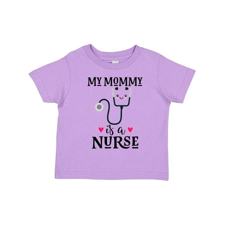 Inktastic Nurse Mom Kids Nursing Gift Toddler Toddler Girl T-Shirt