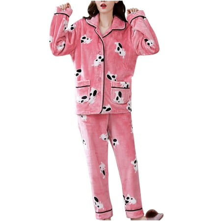Sexy Pajamas for Women Womens Loungewear Set Ladies Fashion Flannel Animal Print Pocket Long Sleeve+ Long Pants Pajama Suit Pajamas for Girls Silk Pajamas for Women
Sexy Pajamas for Women Womens Loungewear Set Ladies Fashion Flannel Animal Print Pocket Long Sleeve+ Long Pants Pajama Suit Pajamas for Girls Silk Pajamas for Women