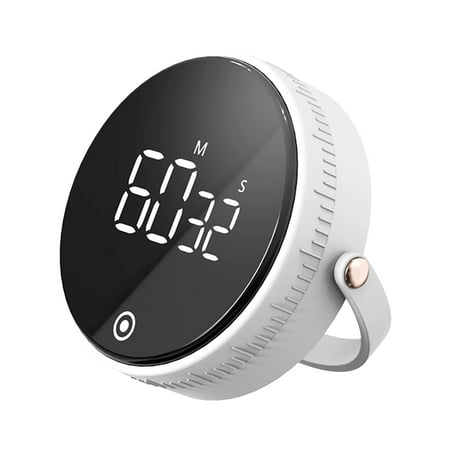 

Magnet Kitchen Timer 99-Minute Digital Count Up & Countdown Timers Adjustable Angle Loud Alarm Desktop & Hanging Cooking Timer for Time Management Cooking