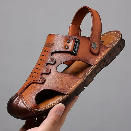 Men Leather Sandals Summer Classic Men Shoes Slippers Soft Sandals Men Comfortable Outdoor Walking Footwear A1
Men Leather Sandals Summer Classic Men Shoes Slippers Soft Sandals Men Comfortable Outdoor Walking Footwear A1