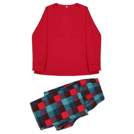 Youmylove Christmas Plaid Printed Loungewear Christmas Family Pajamas Long Sleeve Home Sleepwear For Women Party Nightwear 
Youmylove Christmas Plaid Printed Loungewear Christmas Family Pajamas Long Sleeve Home Sleepwear For Women Party Nightwear
