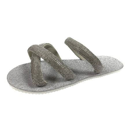 Ladies Fashion Summer Cross Border Rhinestone Cross Strap Flat Sandals Womens Blue Sandals Size 8.5 One Strap Sandals Women
Ladies Fashion Summer Cross Border Rhinestone Cross Strap Flat Sandals Womens Blue Sandals Size 8.5 One Strap Sandals Women
