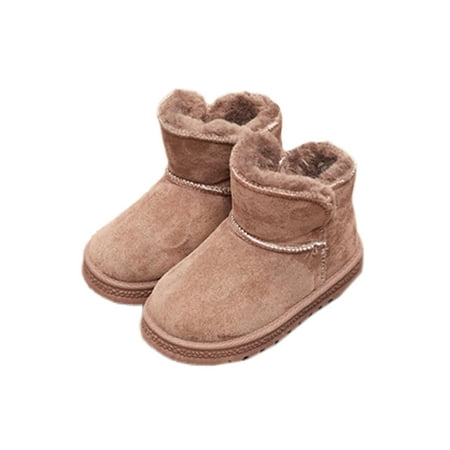 SIMANLAN Girls Boots Infant Snow Boot Comfort Winter Boots School Slip Resistant Plush Lining Warm Shoes for Toddler Brown 11C 
SIMANLAN Girls Boots Infant Snow Boot Comfort Winter Boots School Slip Resistant Plush Lining Warm Shoes for Toddler Brown 11C