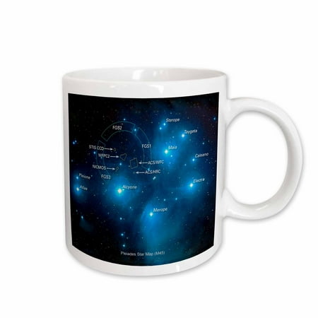 3dRose Galaxy and Nebula - Pleiades Star Cluster Map (M45) Ceramic Mug 11-ounce
3dRose Galaxy and Nebula - Pleiades Star Cluster Map (M45) Ceramic Mug 11-ounce