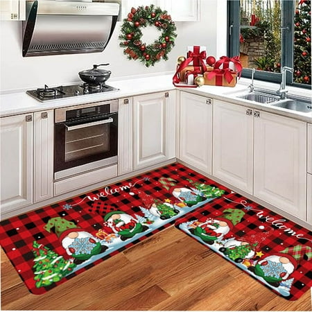 Teissuly Christmas Kitchen Mat Combo Set Christmas Foot Mats Holiday Decoration Floor Mats
Teissuly Christmas Kitchen Mat Combo Set Christmas Foot Mats Holiday Decoration Floor Mats