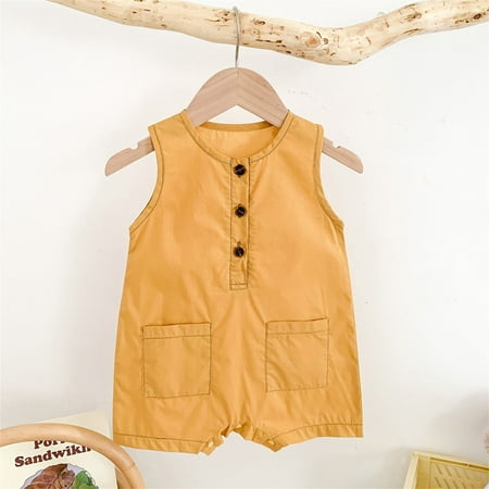 Hunpta Infant Newborn Baby Boys Girls Sleeveless Solid Romper Bodysuit Outfit Clothes
Hunpta Infant Newborn Baby Boys Girls Sleeveless Solid Romper Bodysuit Outfit Clothes