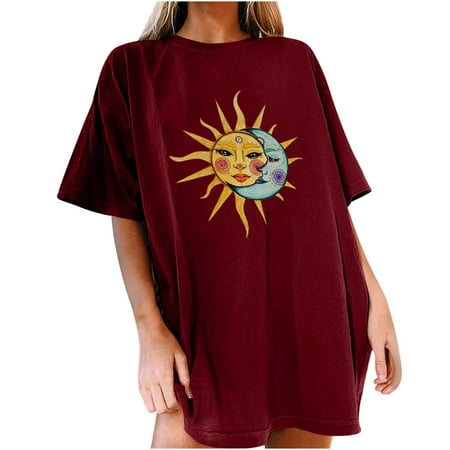 Women s Graphic Print T Shirt Oversized Boyfriend Tee Short Sleeve Round Neck Christian Faith Top
Women s Graphic Print T Shirt Oversized Boyfriend Tee Short Sleeve Round Neck Christian Faith Top