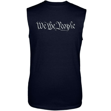 We The People Navy Adult Sleeveless Shirt