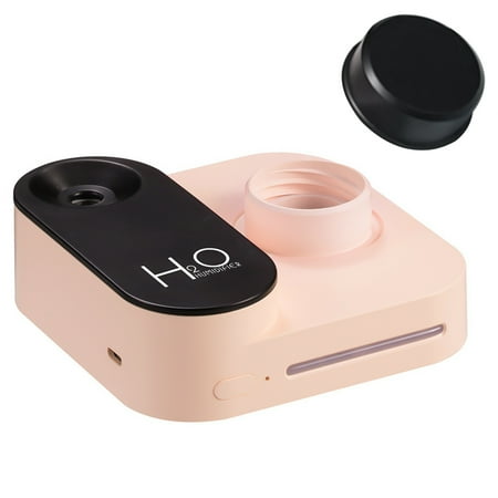 1pc Portable Mute USB Air Humidifier Camera Styled Atomizing Humidifier (Pink)