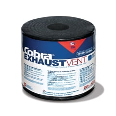 GAF GAF - CGRV10520 - 0.75 in. H x 10.5 in. W x 240 in. L Black Fiber/Polyester Shingle Over Ridge Vent