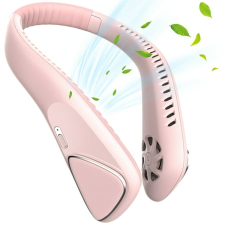 Personal Fan with 4000mAh Battery Hands-free Lightweight Adjustable Neck Hanging Fan with 3 Wind Speeds for Outdoor Sports Running Travel(Pink)
Personal Fan with 4000mAh Battery Hands-free Lightweight Adjustable Neck Hanging Fan with 3 Wind Speeds for Outdoor Sports Running Travel(Pink)