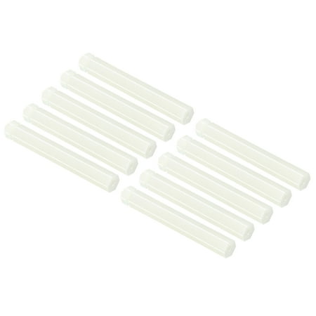 Uxcell M4x50+6mm Nylon Hex Spacer Standoffs PCB Standoff Screws Nuts 1Set/40Pcs