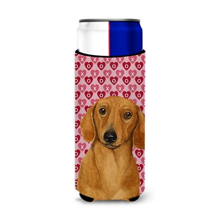 Caroline s Treasures LH9132MUK Dachshund Hearts Love and Valentine s Day Portrait Ultra Hugger for slim cans Slim Can
Caroline s Treasures LH9132MUK Dachshund Hearts Love and Valentine s Day Portrait Ultra Hugger for slim cans Slim Can